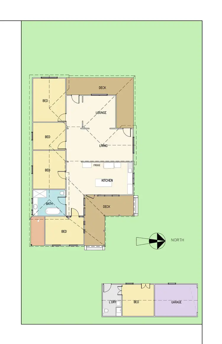 Floorplan of Homely house listing, 64 Douglas St, Stockton NSW 2295