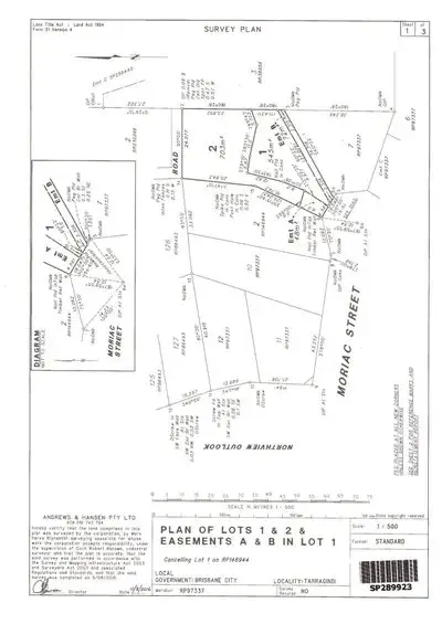 Floorplan of Homely land listing, Lot 1 / 12 Moriac Street, Moorooka QLD 4105