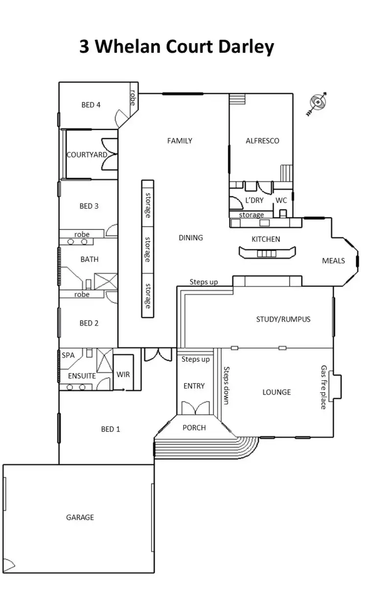 Floorplan of Homely house listing, 3 Whelan Court, Darley VIC 3340