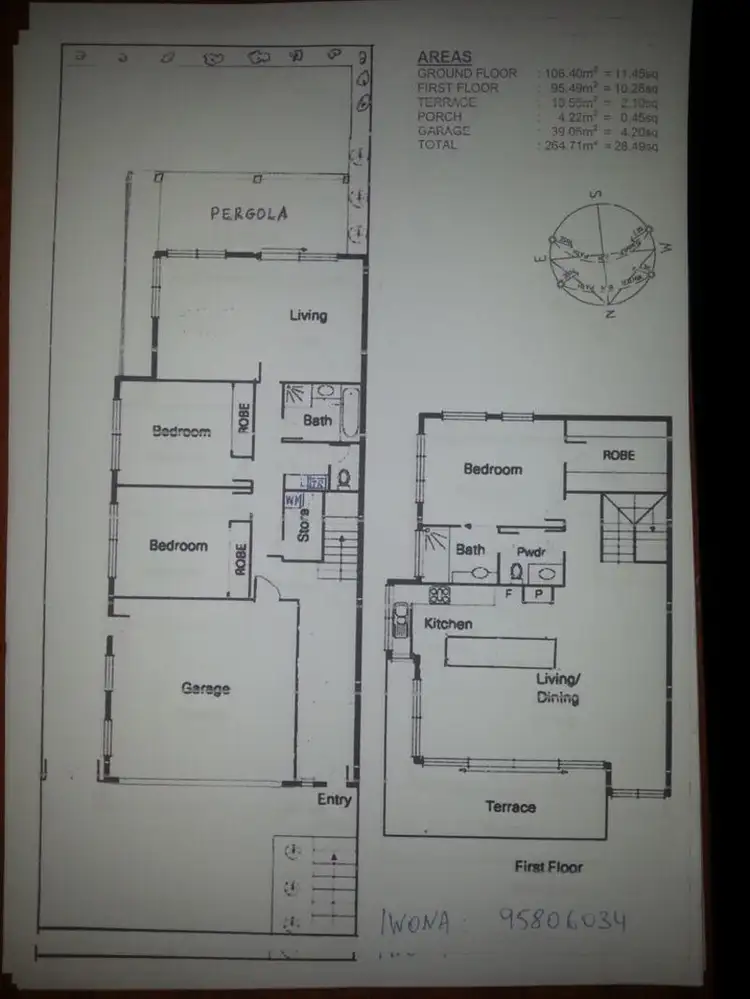 Floorplan of Homely house listing, 12 Bamber Cl, Mordialloc VIC 3195