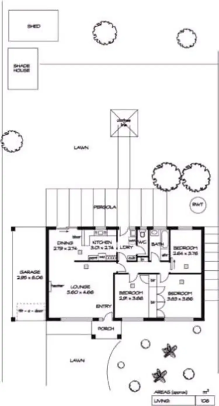 Floorplan of Homely house listing, 10 Baxter Rd, Seaford SA 5169