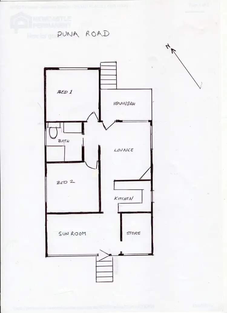 Floorplan of Homely house listing, 32 Puna Road, Wangi Wangi NSW 2267
