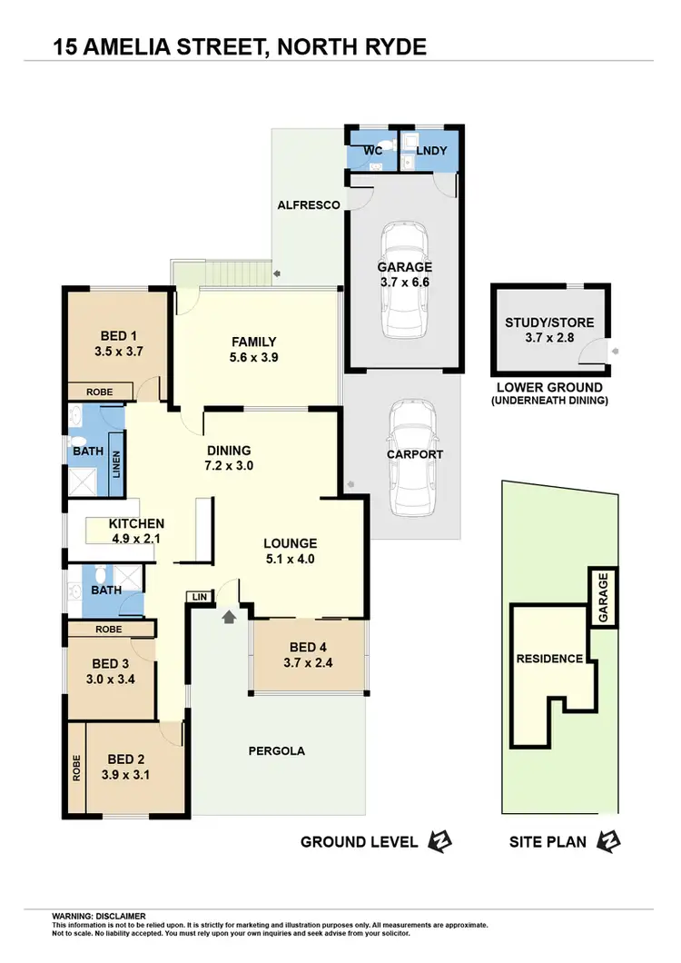 Floorplan of Homely house listing, 15 Amelia Street, North Ryde NSW 2113