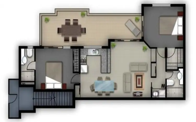 Floorplan of Homely apartment listing, 26/434-446 Kamerunga Rd, Redlynch QLD 4870