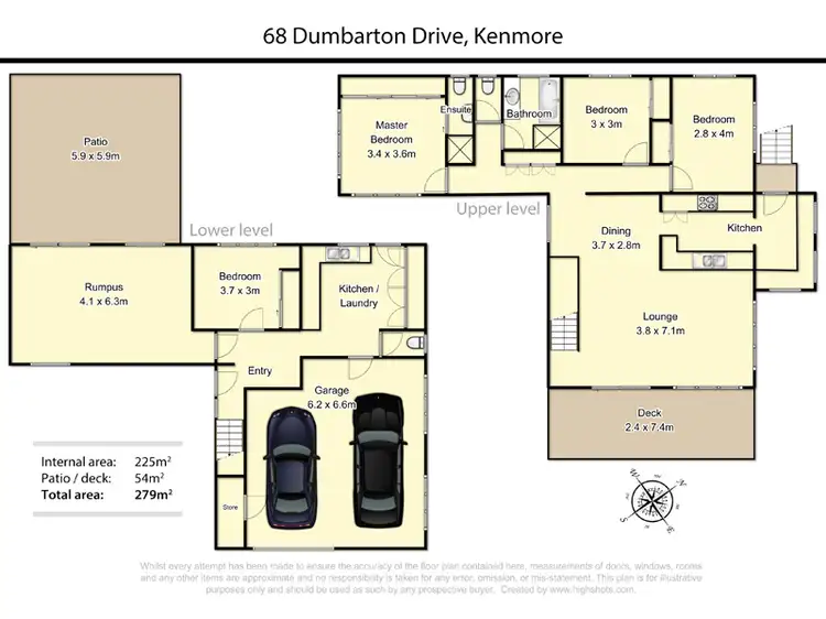 Floorplan of Homely house listing, 68 Dumbarton Drive, Kenmore QLD 4069