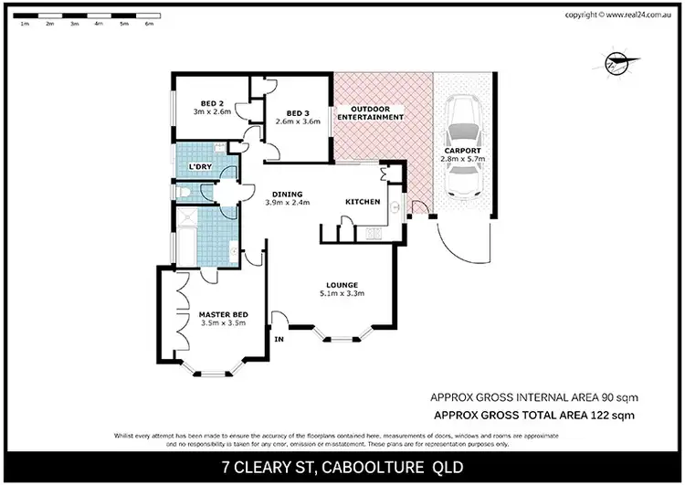 Floorplan of Homely house listing, 7 Cleary Street, Caboolture QLD 4510