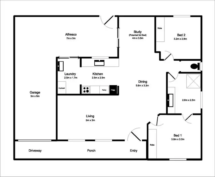 Floorplan of Homely house listing, 13 Pine Tree Close, Fitzgibbon QLD 4018