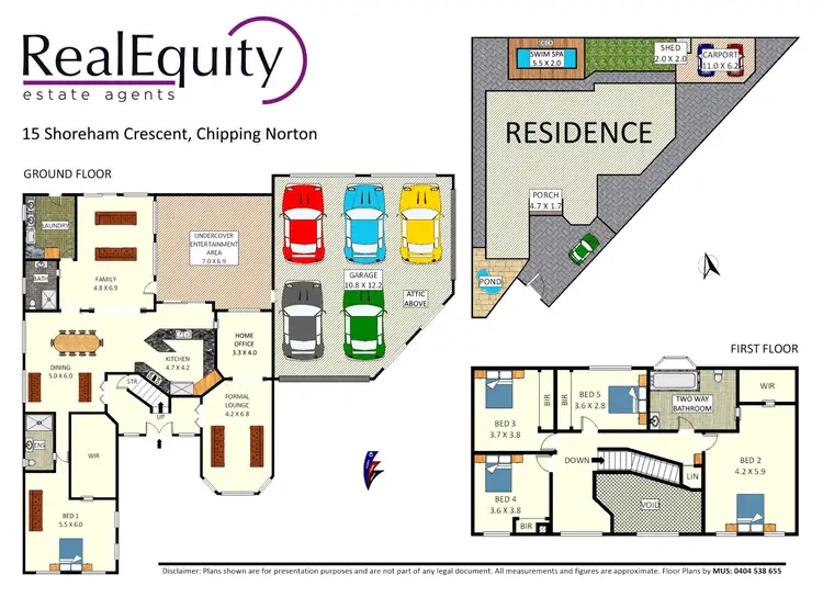Floorplan of Homely house listing, 15 Shoreham Crescent, Chipping Norton NSW 2170