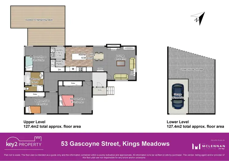Floorplan of Homely house listing, 53 Gascoyne Street, Kings Meadows TAS 7249