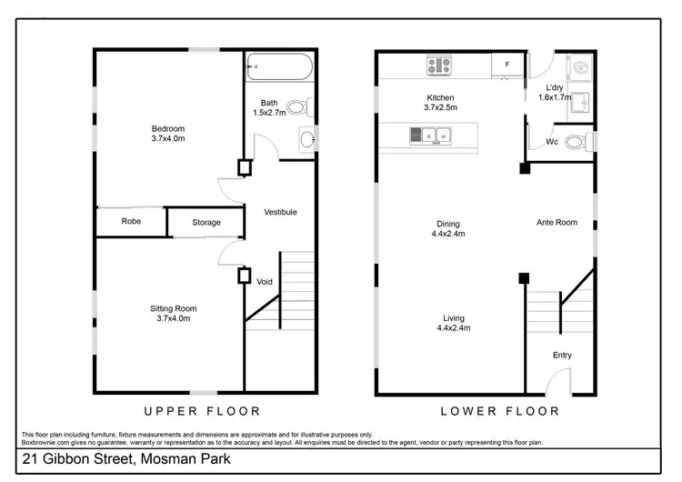 Floorplan of Homely house listing, 21 Gibbon Street, Mosman Park WA 6012