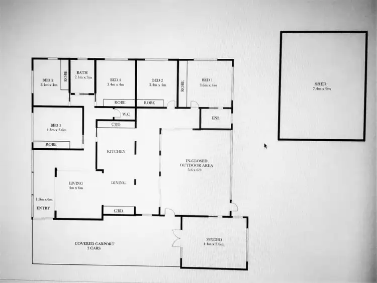 Floorplan of Homely house listing, 69 Stapleton Avenue, Casino NSW 2470