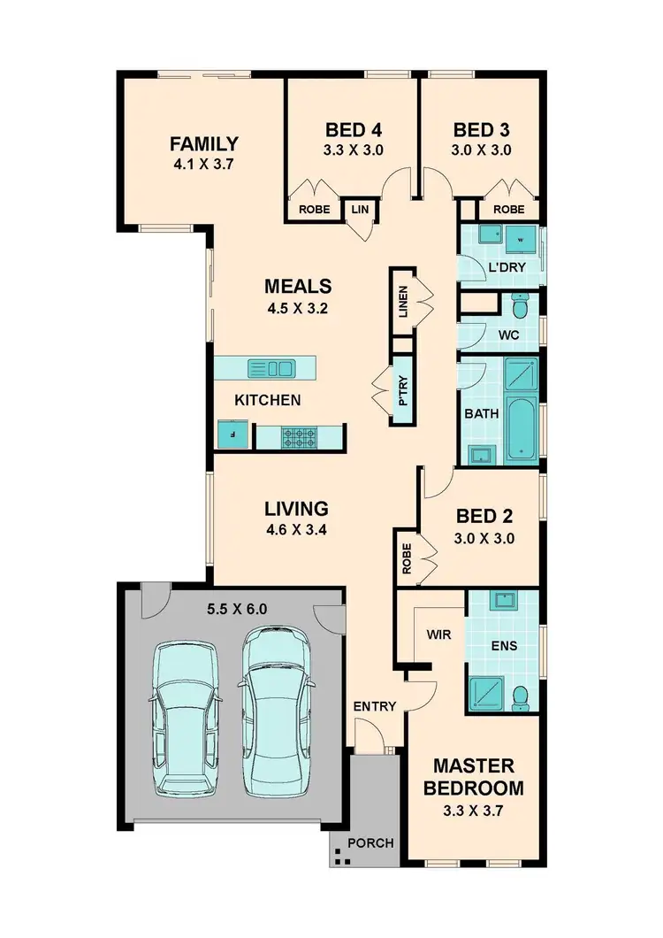 Floorplan of Homely house listing, 16 Dahlia Road, Wallan VIC 3756