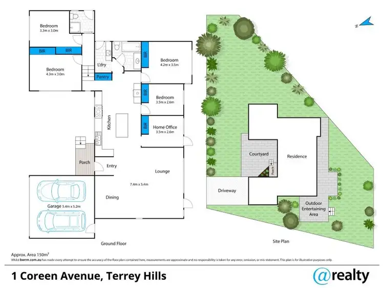 Floorplan of Homely house listing, 1 Coreen Avenue, Terrey Hills NSW 2084