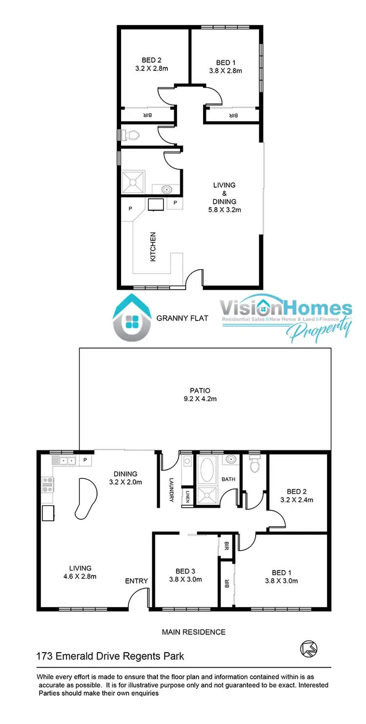 Floorplan of Homely house listing, 173 EMERALD DR, Regents Park QLD 4118