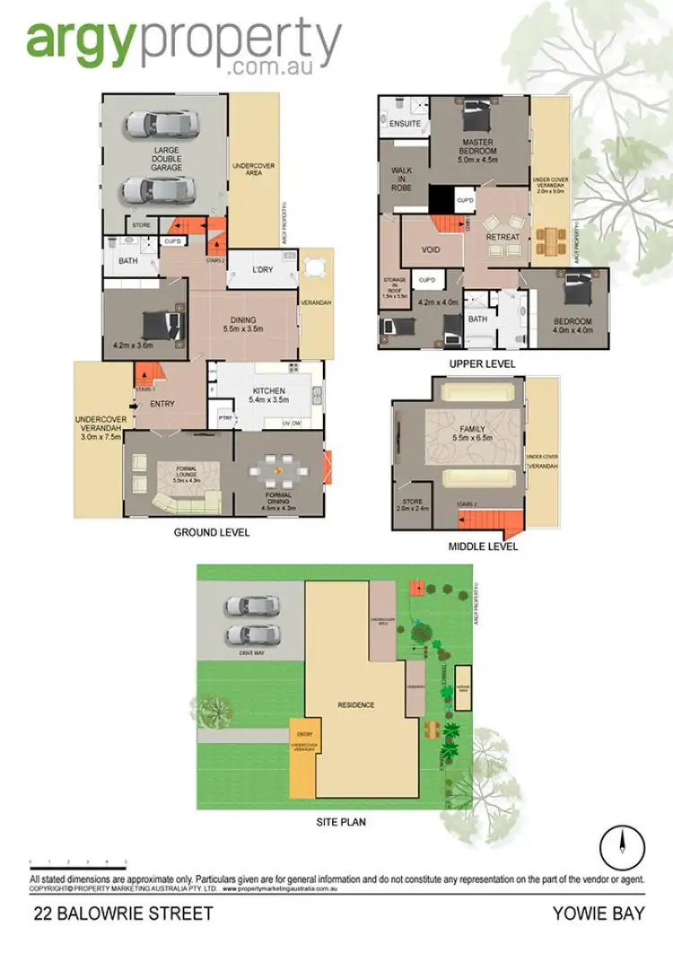 Floorplan of Homely house listing, 22 Balowrie Street, Yowie Bay NSW 2228