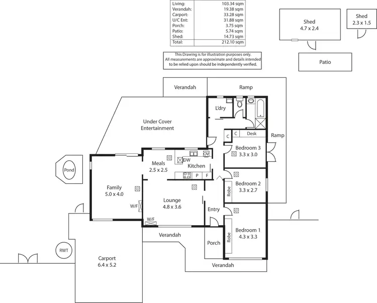 Floorplan of Homely house listing, 120 Pitman Road, Windsor Gardens SA 5087