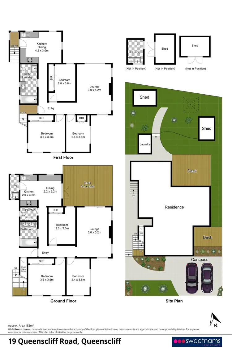 Floorplan of Homely apartment listing, 1&2/19 Queenscliff Road, Queenscliff NSW 2096