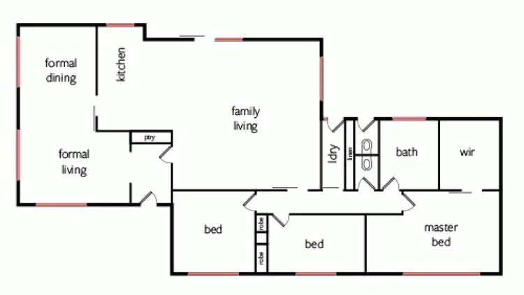 Floorplan of Homely house listing, 18a Moulder Street, Dimboola VIC 3414