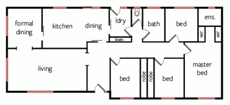 Floorplan of Homely house listing, 37 Rose Street, Horsham VIC 3400