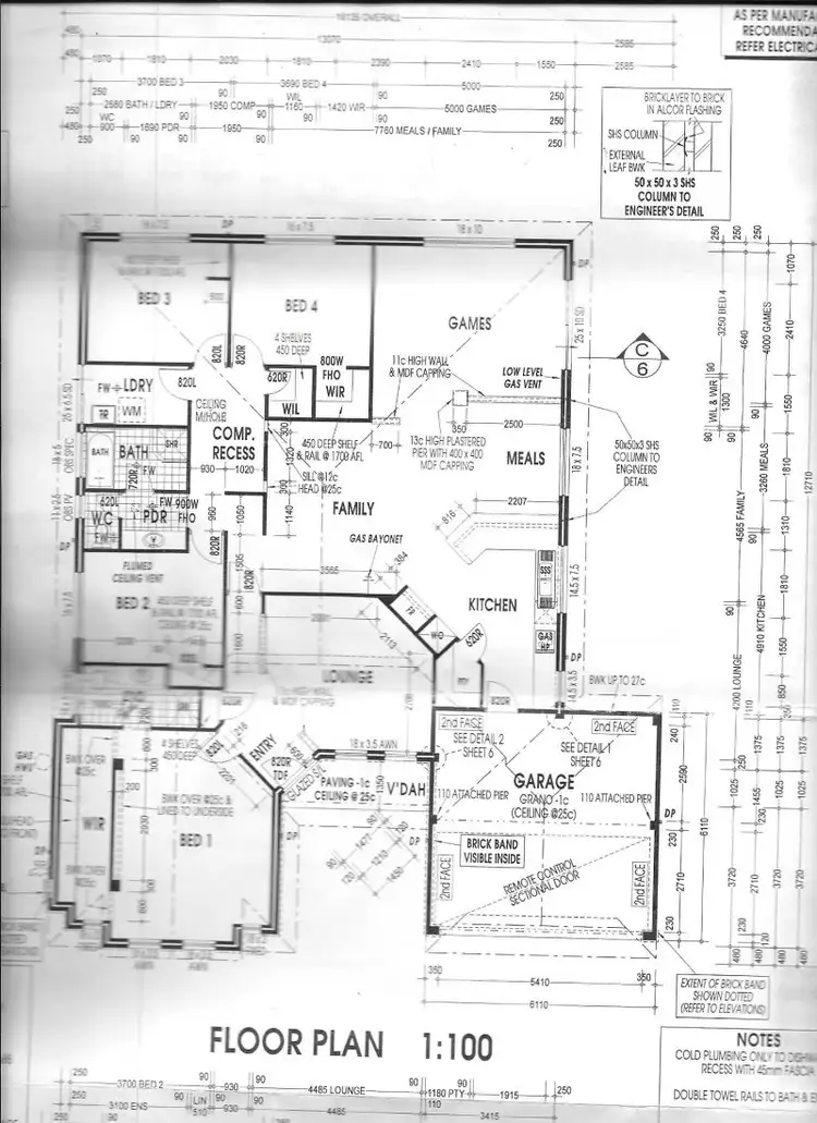 Floorplan of Homely house listing, 111 Kinross Drive, Kinross WA 6028