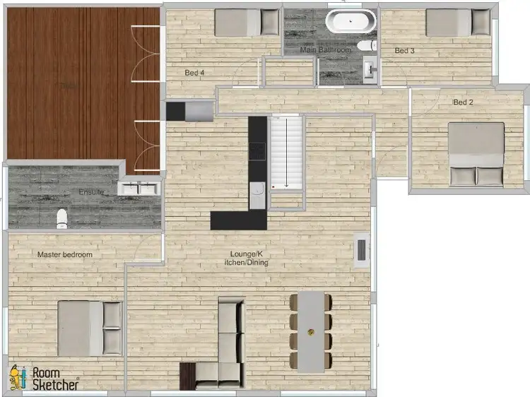 Floorplan of Homely house listing, 5 Haynes Ave, Eleebana NSW 2282