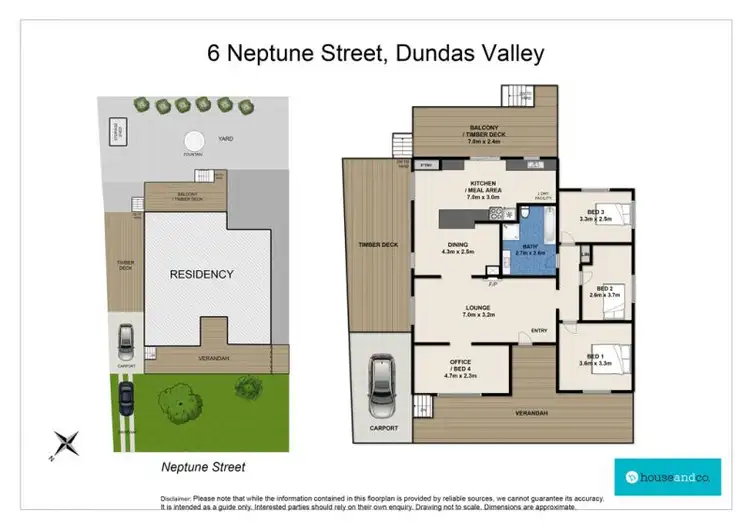 Floorplan of Homely house listing, 6 Neptune Street, Dundas Valley NSW 2117
