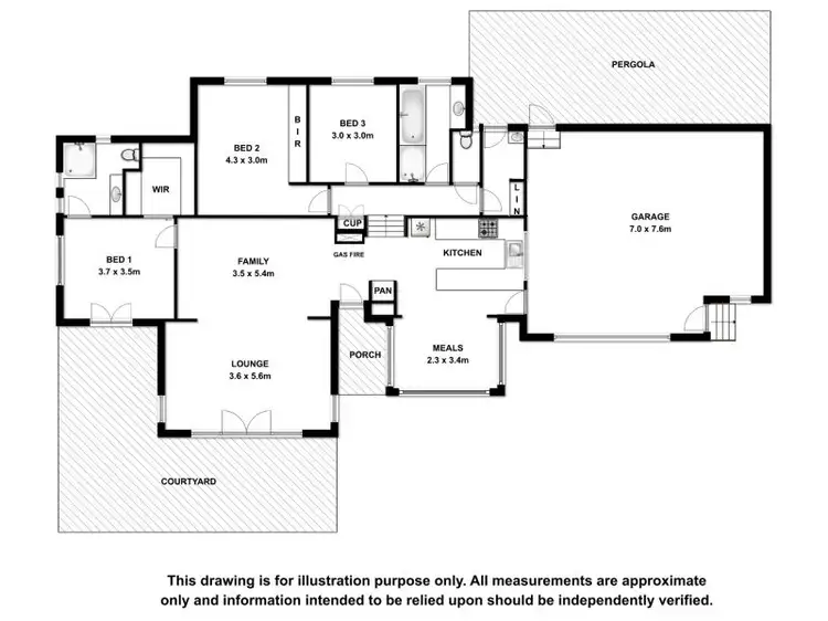 Floorplan of Homely house listing, 2 Sunnyside Drive, Mount Gambier SA 5290