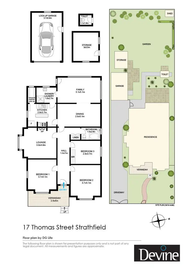 Floorplan of Homely house listing, 17 Thomas Street, Strathfield NSW 2135