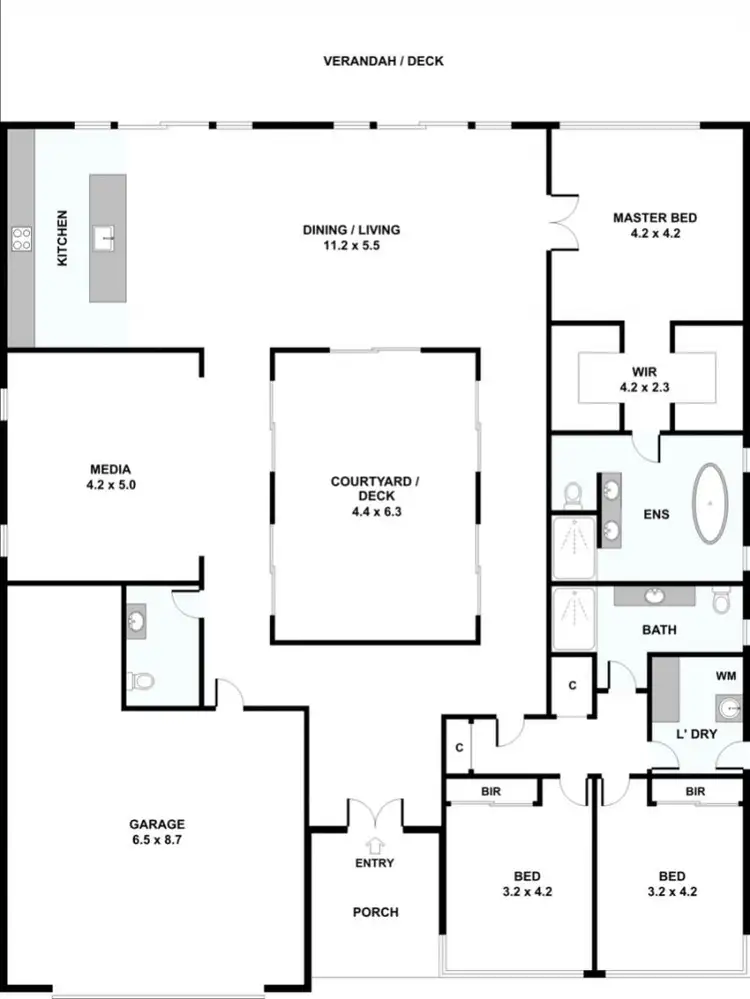Floorplan of Homely house listing, 13 The Boulevard, Benowa QLD 4217