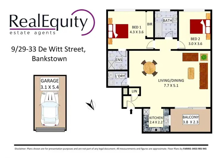 Floorplan of Homely unit listing, 9/29-33 De Witt Street, Bankstown NSW 2200