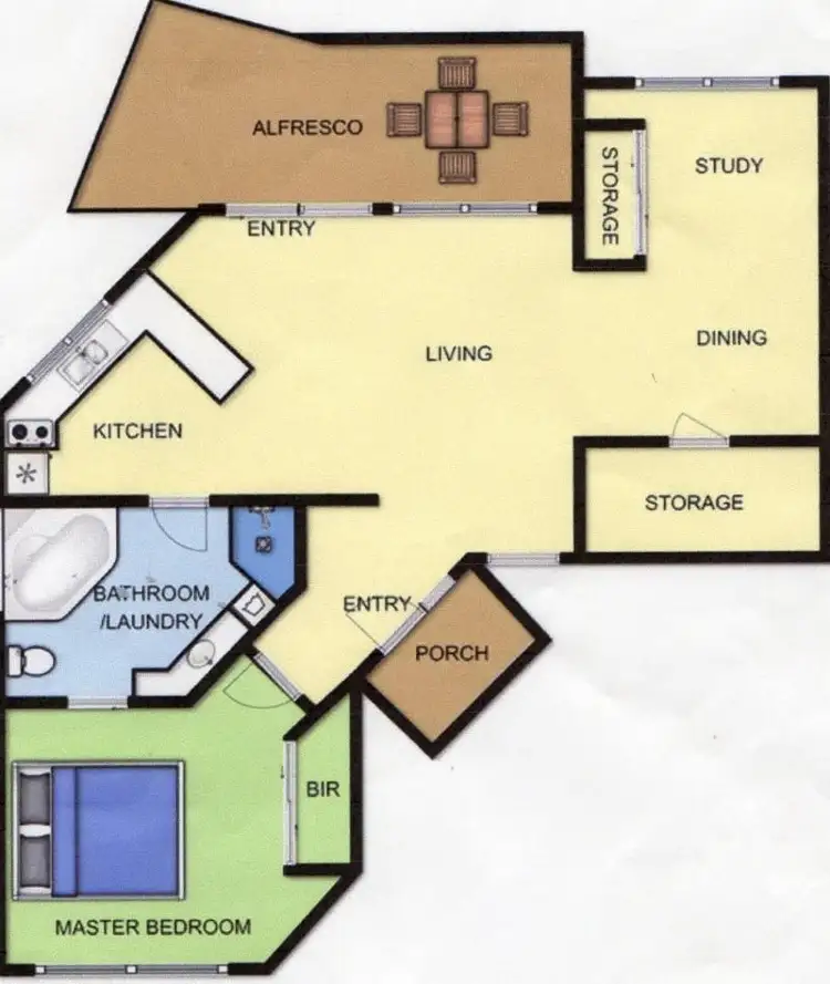 Floorplan of Homely villa listing, 16/10D Country Club Drive, Safety Beach VIC 3936