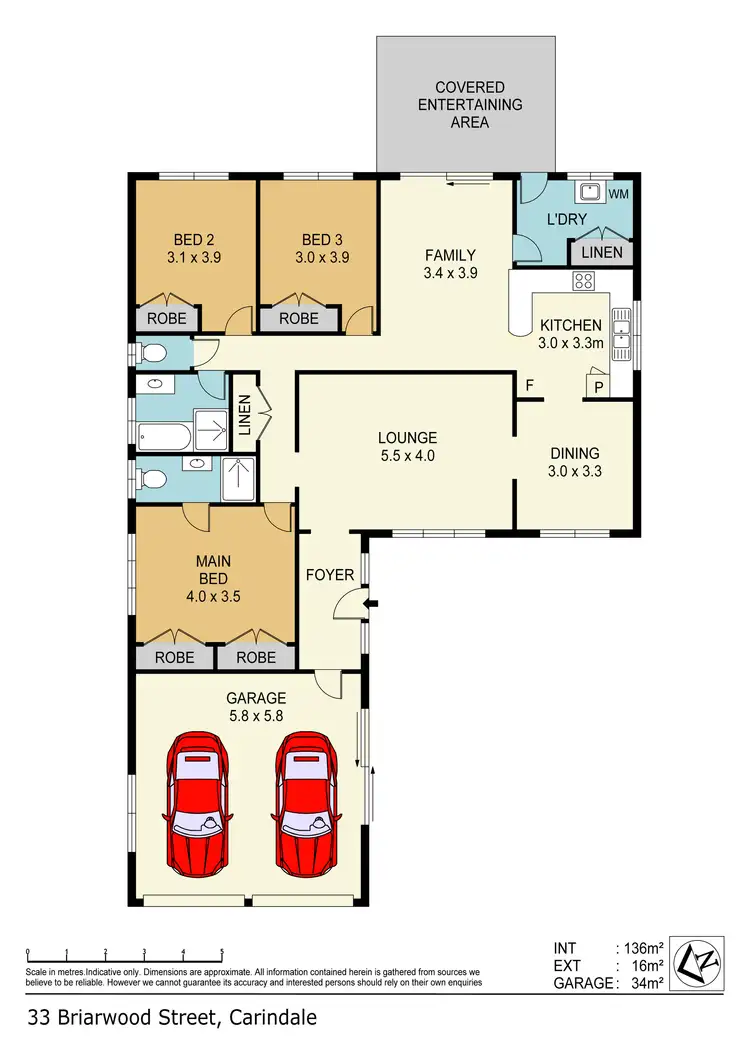 Floorplan of Homely house listing, 33 Briarwood Street, Carindale QLD 4152