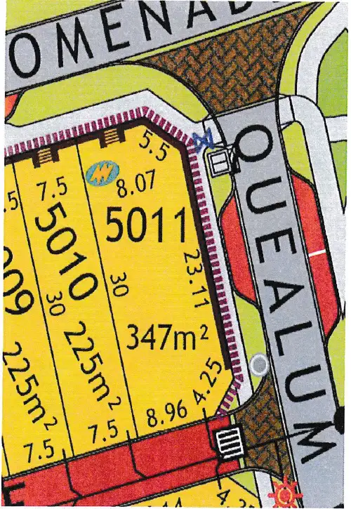 Floorplan of Homely land listing, 105 Norton Promenade, Dalyellup WA 6230
