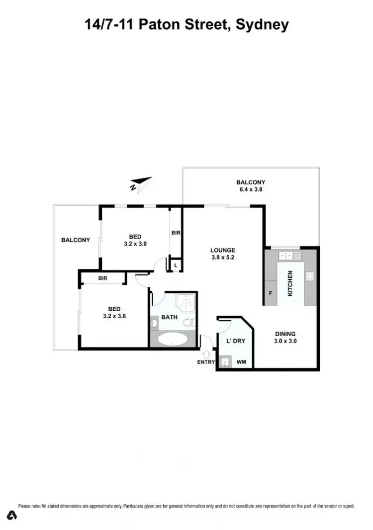 Floorplan of Homely unit listing, 14/7- 11 Paton St, Merrylands West NSW 2160