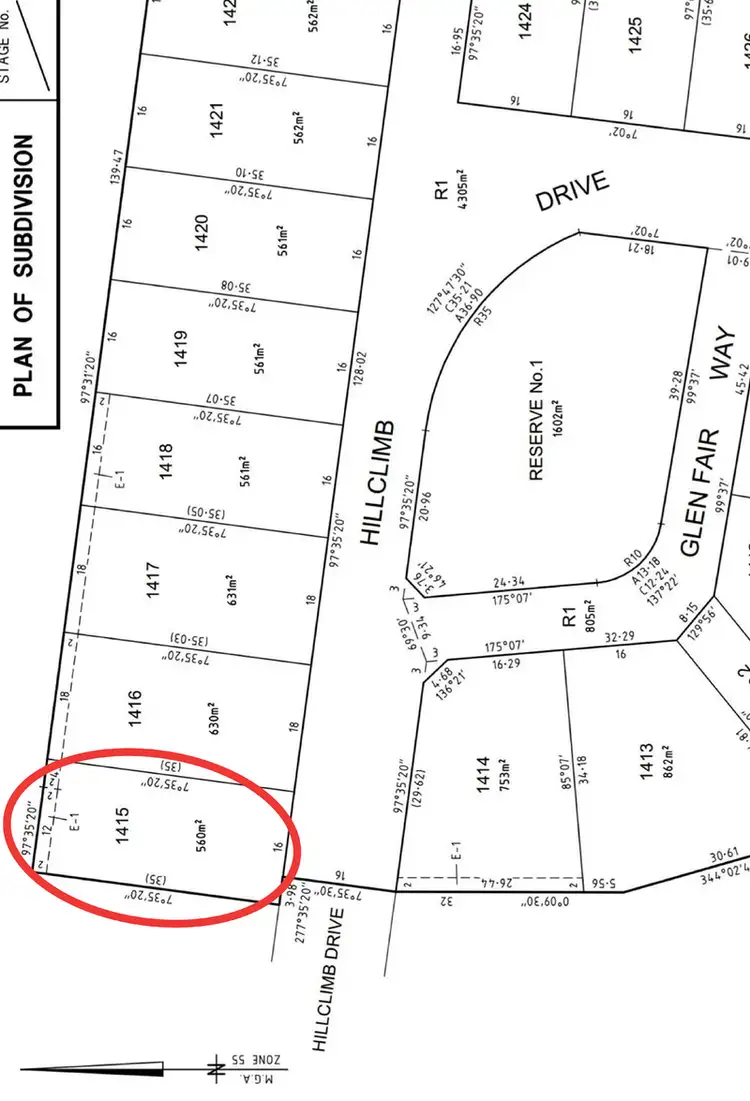 Floorplan of Homely land listing, 87 Hillclimb Drive, Leopold VIC 3224