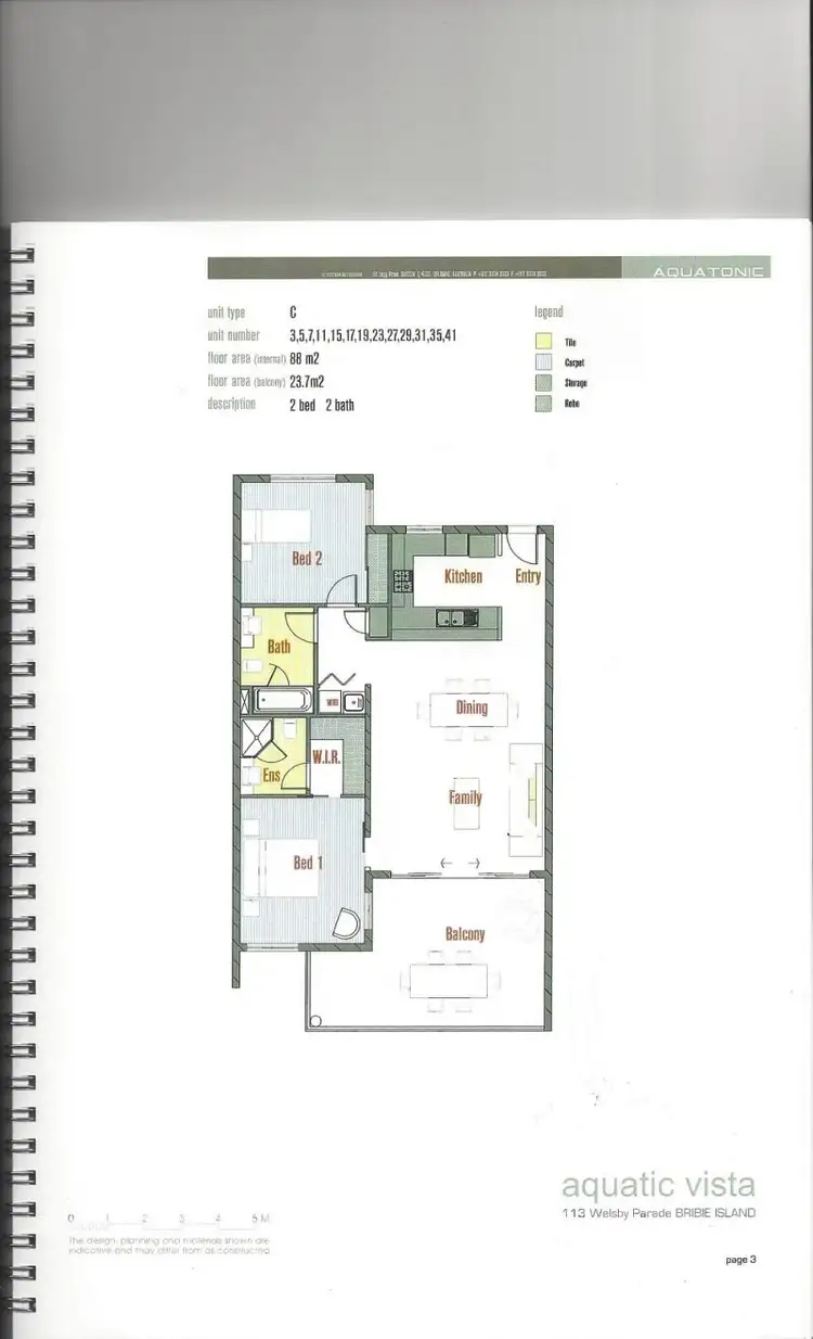 Floorplan of Homely unit listing, 17/52 Bestman Avenue, Bongaree QLD 4507