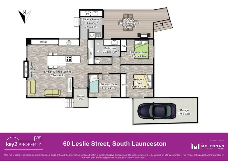 Floorplan of Homely house listing, 60 Leslie Street, South Launceston TAS 7249
