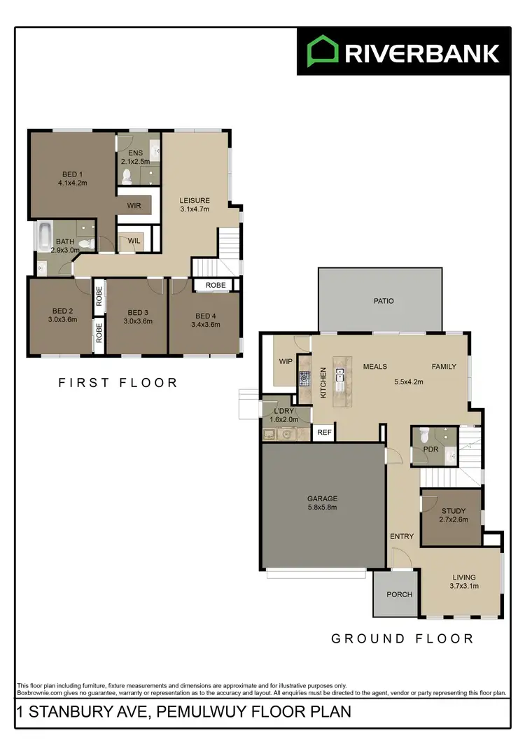 Floorplan of Homely house listing, 1 Stanbury Avenue, Pemulwuy NSW 2145