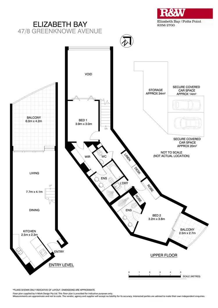 Floorplan of Homely apartment listing, 47/8 Greenknowe Avenue, Elizabeth Bay NSW 2011