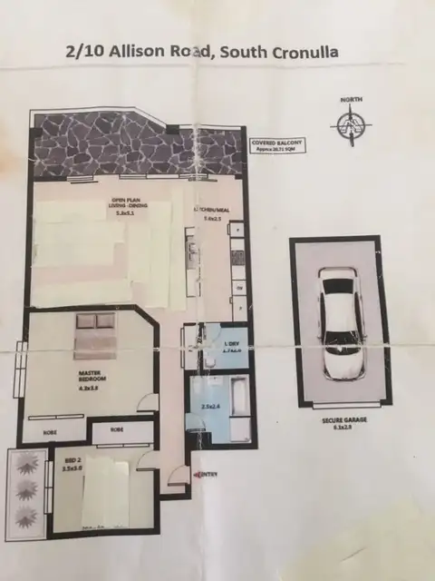 Floorplan of Homely apartment listing, 2/10-14 Allison Road, Cronulla NSW 2230