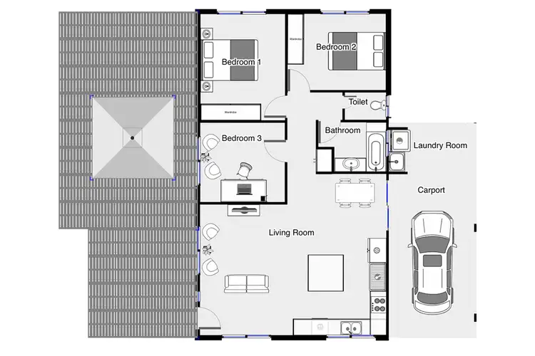 Floorplan of Homely house listing, 11 Cracknell Road, White Rock QLD 4868