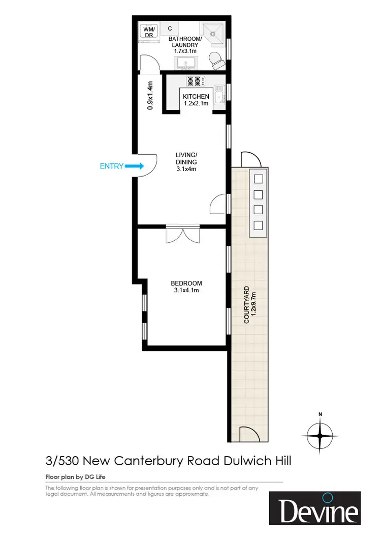 Floorplan of Homely apartment listing, 3/530 New Canterbury Road, Dulwich Hill NSW 2203