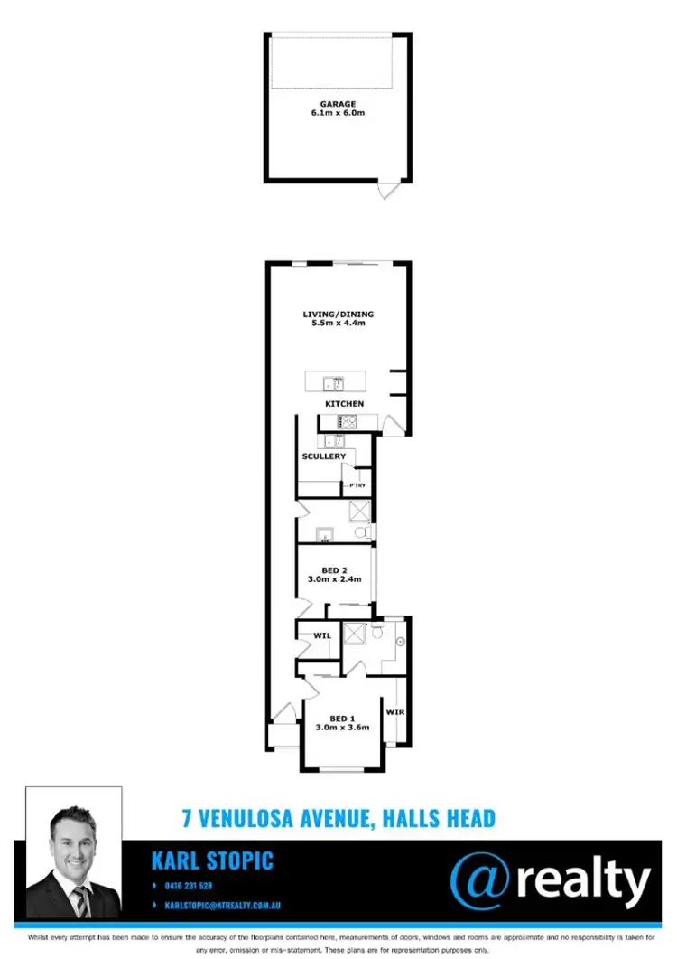 Floorplan of Homely house listing, 7 Venulosa Avenue, Halls Head WA 6210