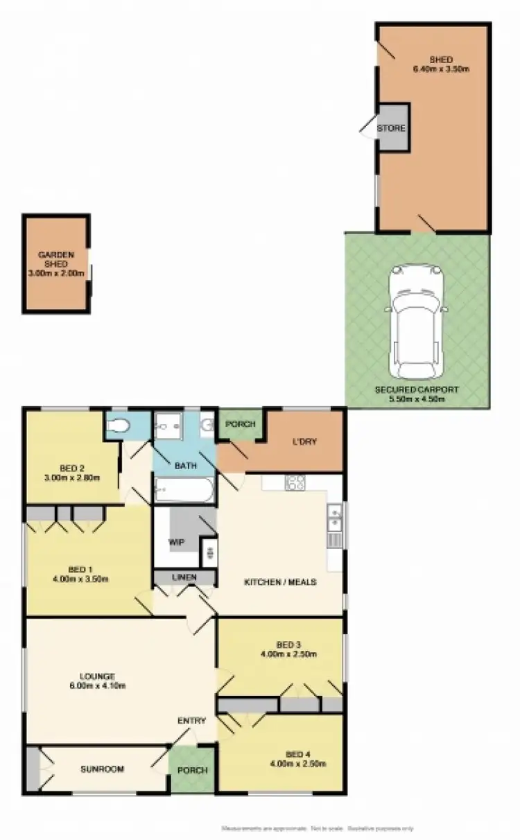 Floorplan of Homely house listing, 402 Kotthoff Street, Lavington NSW 2641