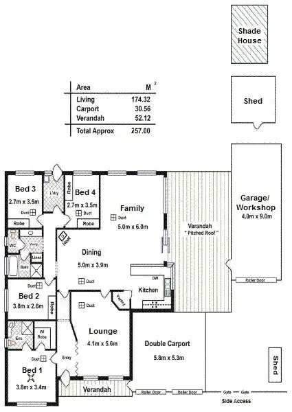 Floorplan of Homely house listing, Address available on request