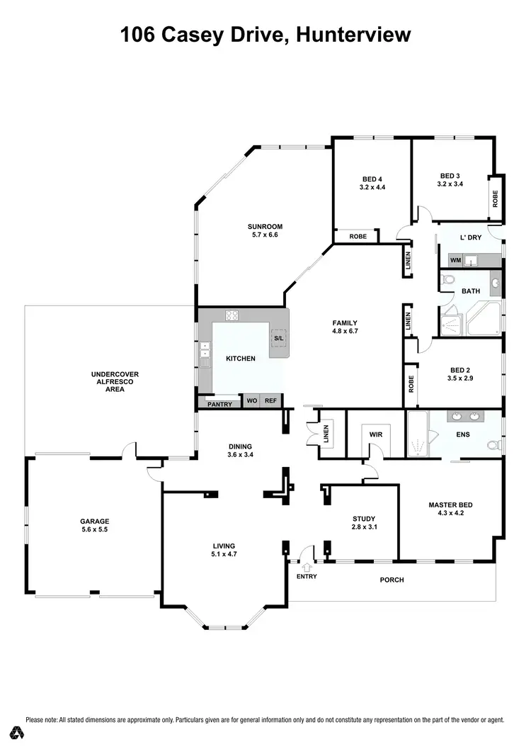 Floorplan of Homely house listing, 106 Casey Drive, Singleton NSW 2330