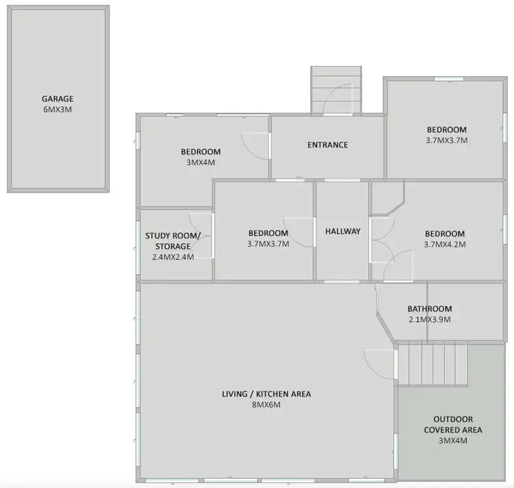 Floorplan of Homely house listing, 1446 Kyogle Road, Uki NSW 2484
