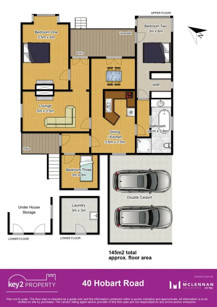 Floorplan of Homely house listing, 40 Hobart Road, Kings Meadows TAS 7249