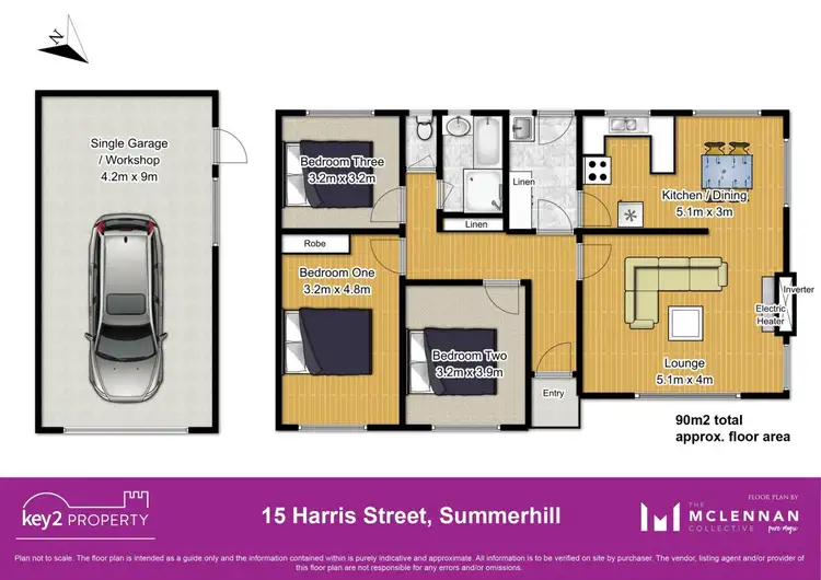 Floorplan of Homely house listing, 15 Harris Street, Summerhill TAS 7250