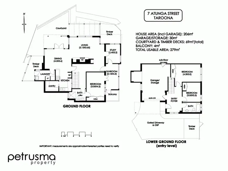 Floorplan of Homely house listing, 7 Atunga Street, Taroona TAS 7053